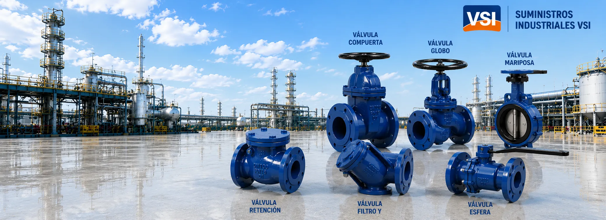 Válvulas cuchilla industriales